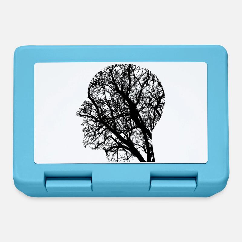 Illustration thinking - Lunchbox - sapphire blue
