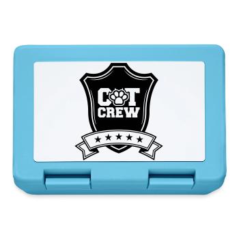 Cat Crew Crest - Lunchbox - sapphire blue - Front