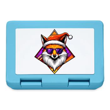 Fuchs Santa Swag - Brotdose - Saphirblau - Vorne