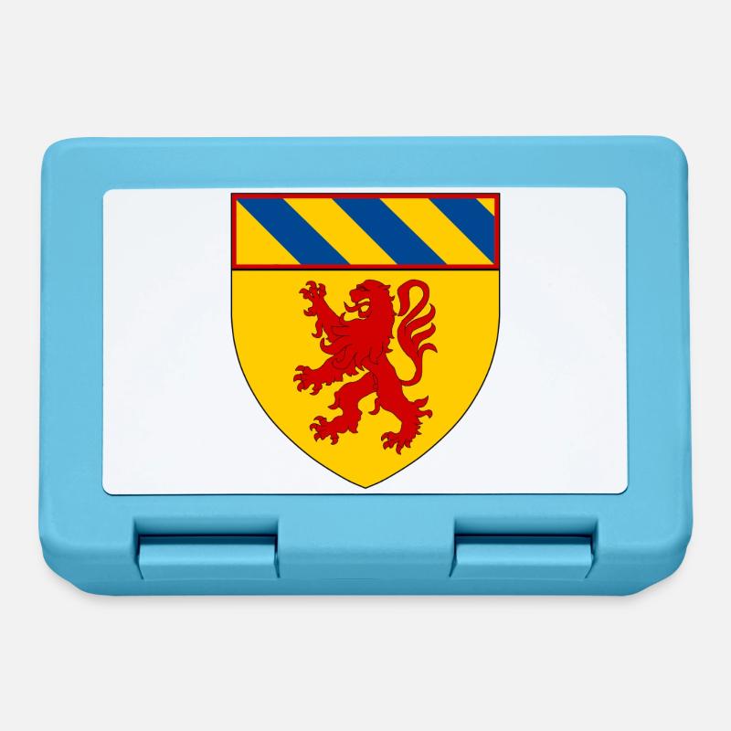 Blason d'Autun - Boîte à goûter - bleu saphir