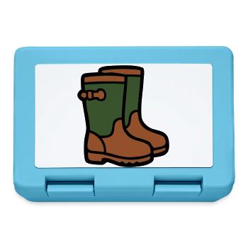 Rubber boots Gardening Muddy weather Rain - Lunchbox - sapphire blue - Front