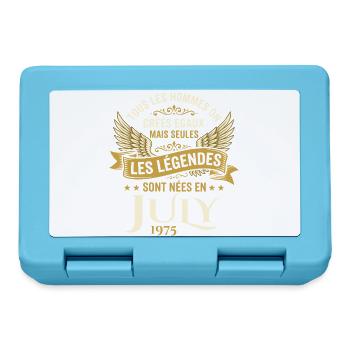 Légende Née En Juillet 1975 Anniversaire - Boîte à goûter - bleu saphir - Devant