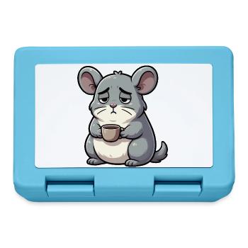 Chinchilla Chinchillas Chinchillabesitzer Nagetier - Brotdose - Saphirblau - Vorne