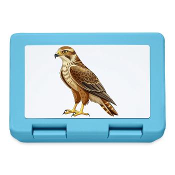 Rotschwanzbussard - Brotdose - Saphirblau - Vorne
