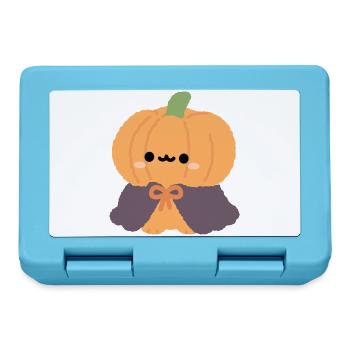 Chibi Kürbis-Cape-Plüsch - Brotdose - Saphirblau - Vorne