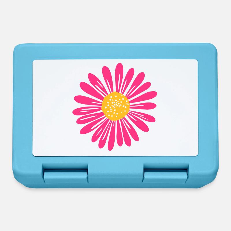 Marguerite - Boîte à goûter - bleu saphir