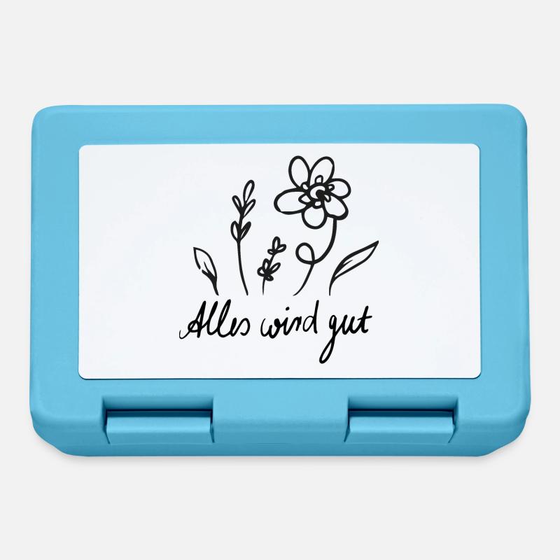 Everything's going to be alright - Lunchbox - sapphire blue