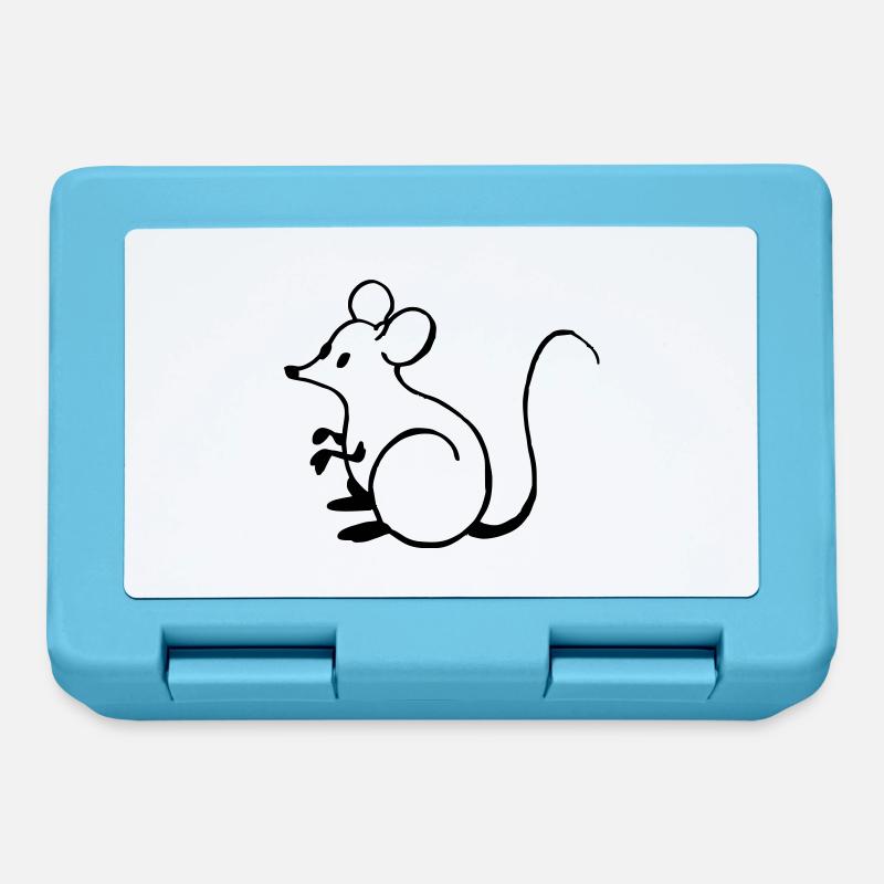 Mice - Lunchbox - sapphire blue