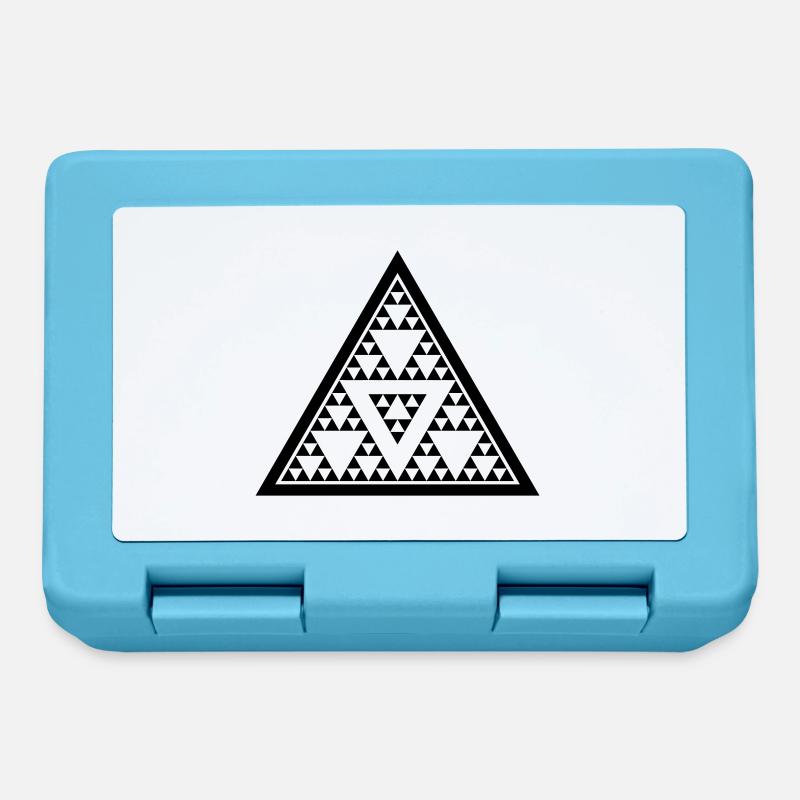 Triangle - Boîte à goûter - bleu saphir
