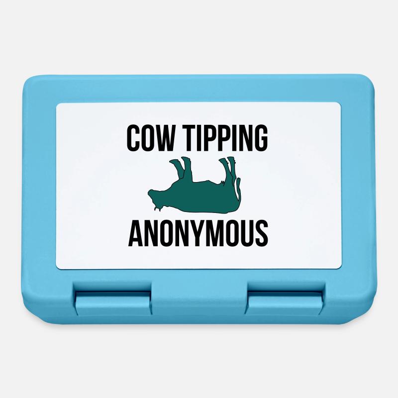 Cow Tipping Anonymous - Boîte à goûter - bleu saphir