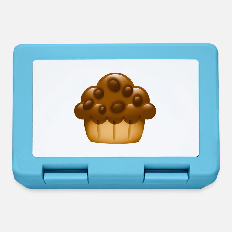 Smiley Muffin - Brotdose - Saphirblau