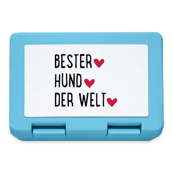 Hund - Brotdose - Saphirblau - Vorne