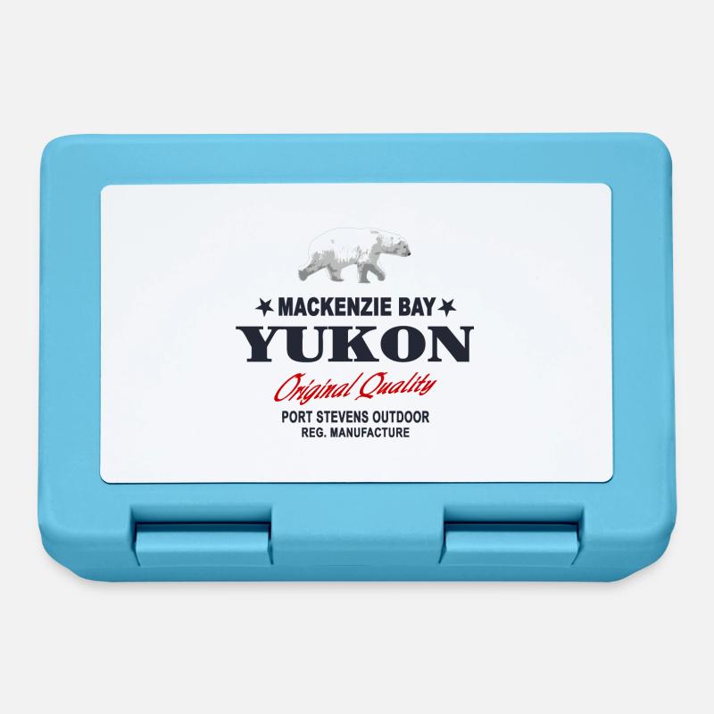 Yukon - Polar Bear - Eisbär - Brotdose - Saphirblau