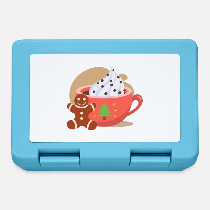 Menton-Menton - Boîte à goûter - bleu saphir