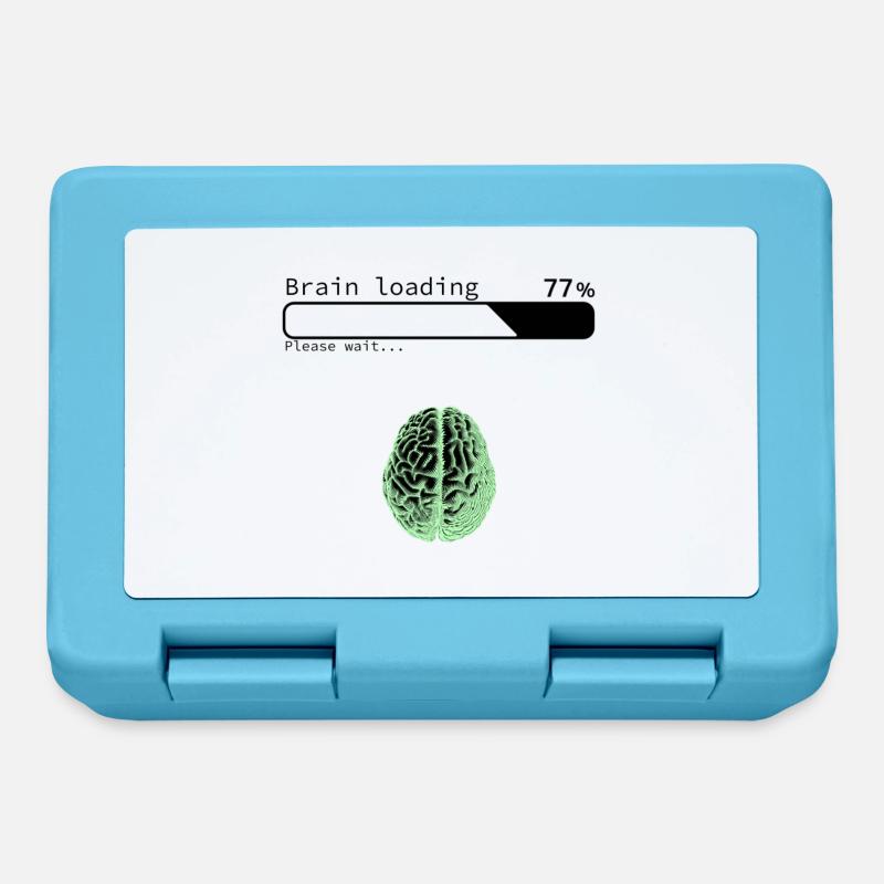 Brain Loading - Lunchbox - sapphire blue