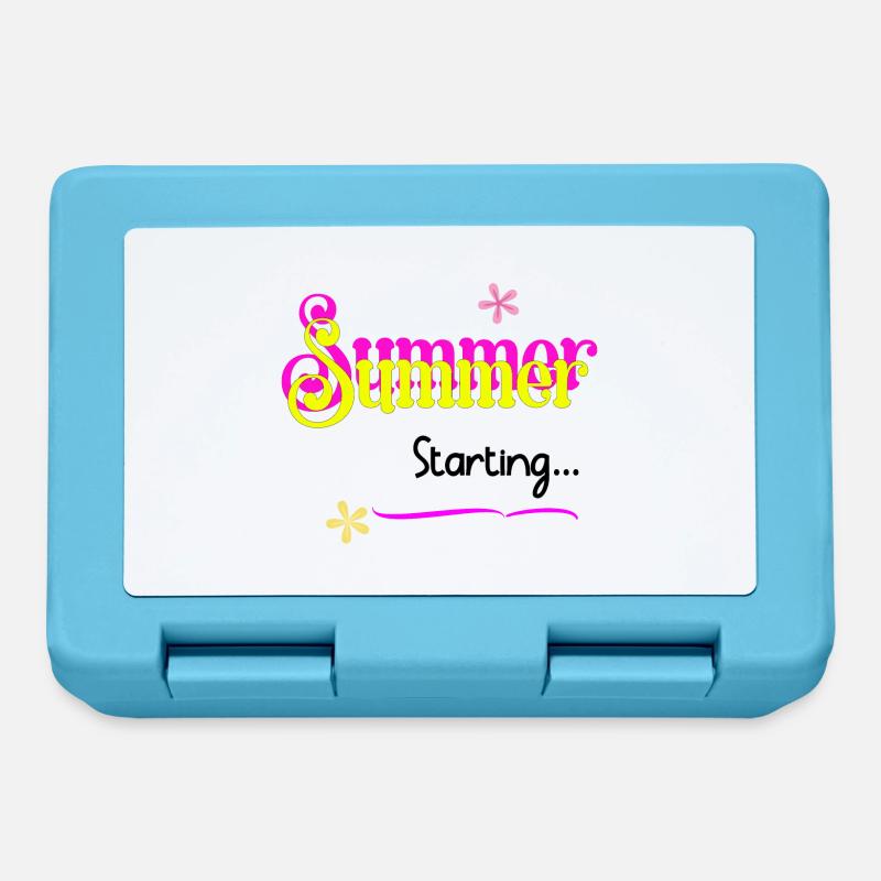 Summer Starting Design - Lunchbox - sapphire blue