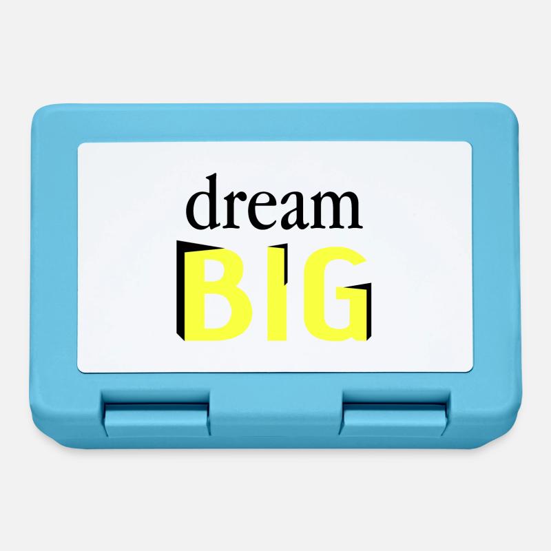 Dream big - Lunchbox - sapphire blue