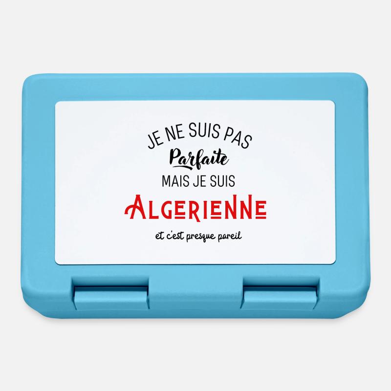 Pas parfaite mais algérienne - Boîte à goûter - bleu saphir