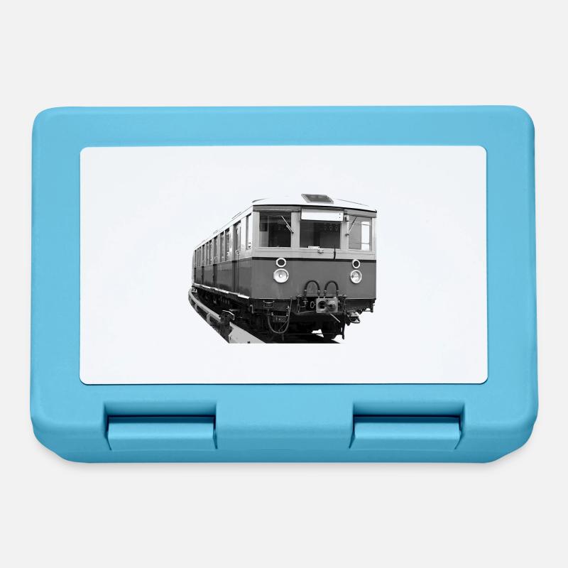 S-Bahn Berlin Triebwagen Eisenbahn Oldtimer - Brotdose - Saphirblau