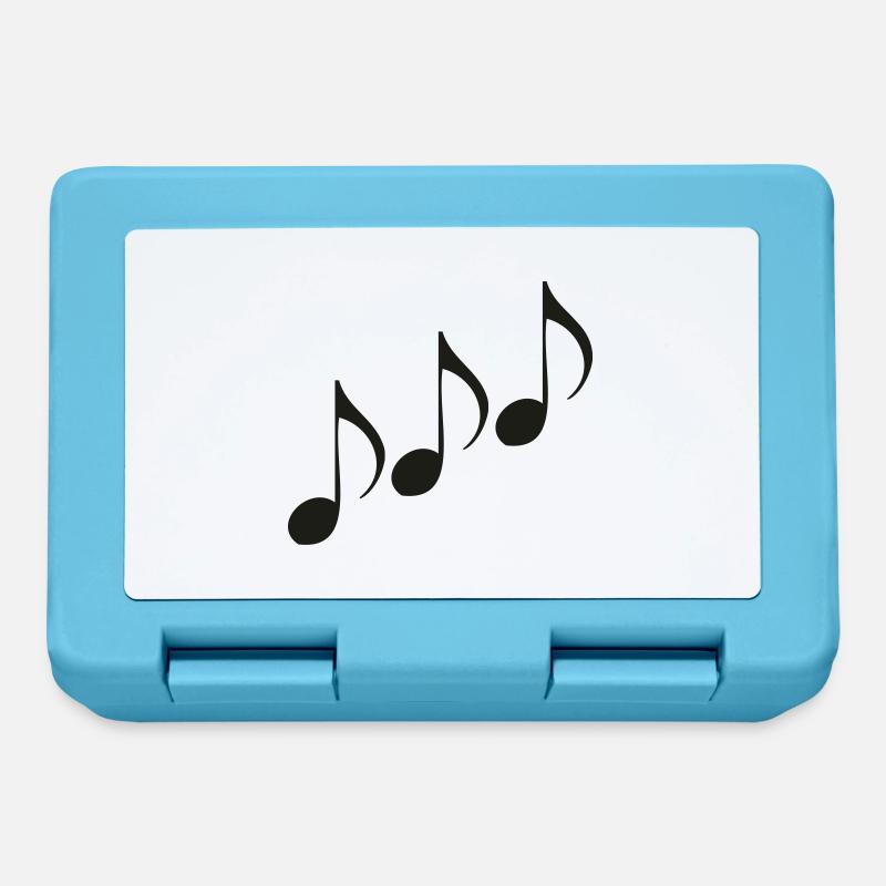 Note de Musique - Boîte à goûter - bleu saphir