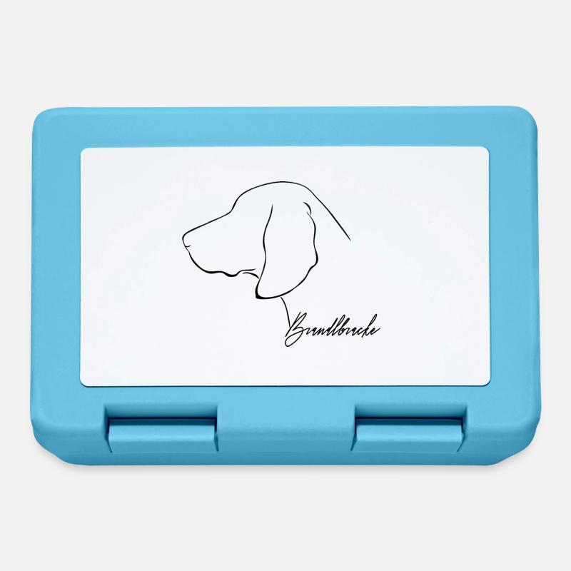 BRANDLBRACKE Profil Jagdhund Jagdhunde Wilsigns - Brotdose - Saphirblau