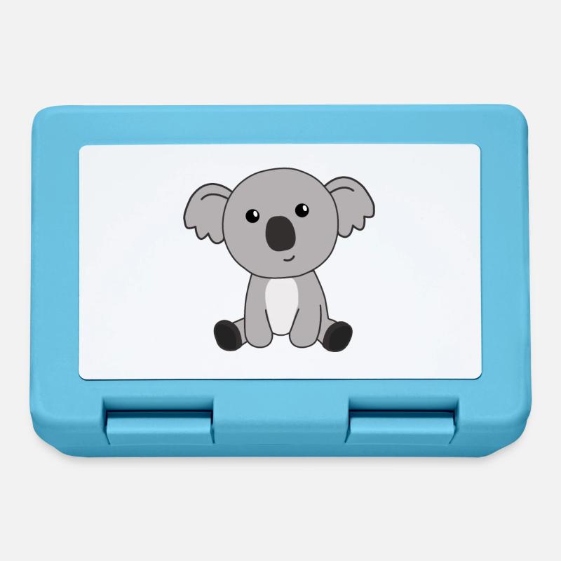Koala mignon animaux mignons pour les enfants mignons - Boîte à goûter - bleu saphir