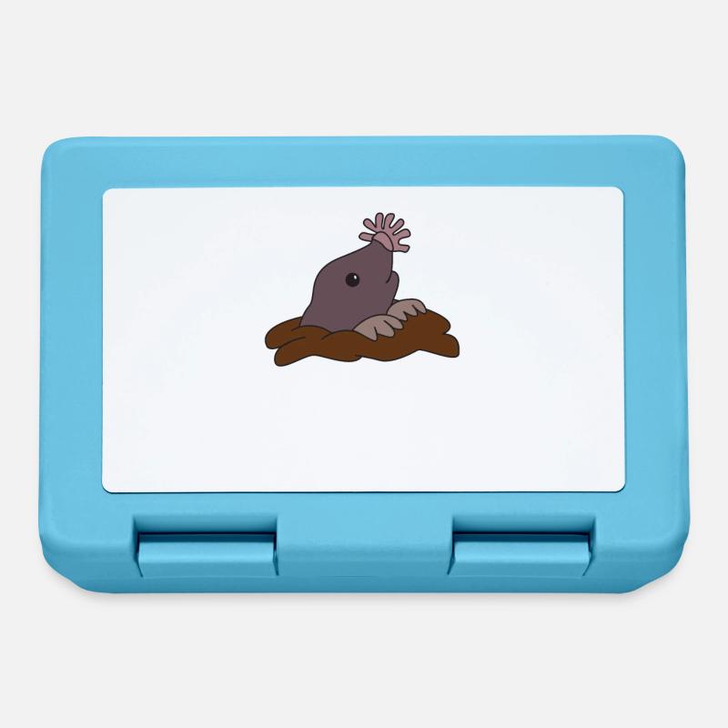 Star Mole Stars Mole Douce Taupe - Boîte à goûter - bleu saphir