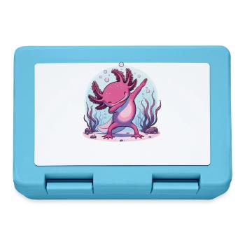 Dab Axolotl Dabbing for Axolotls Lovers - Lunchbox - sapphire blue - Front