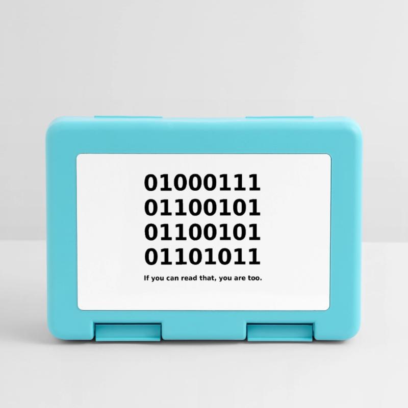 Binary / Binary Code Binary Code Funny T-Shirt Lunchbox