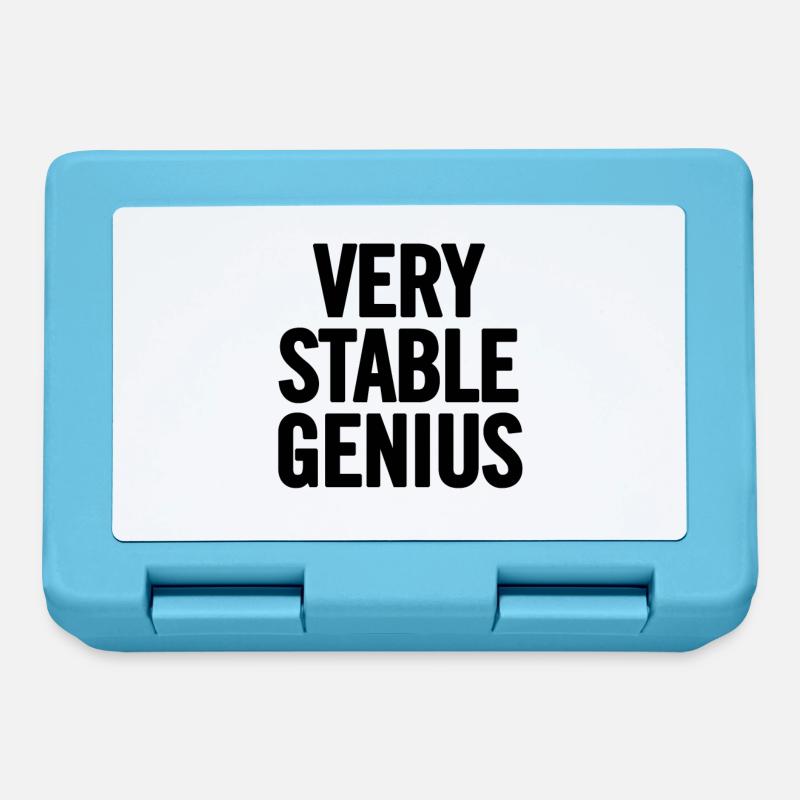 Very Stable Genius Black - Lunchbox - sapphire blue