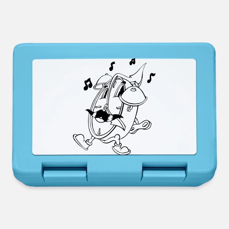 Crazy alarm clock - Lunchbox - sapphire blue