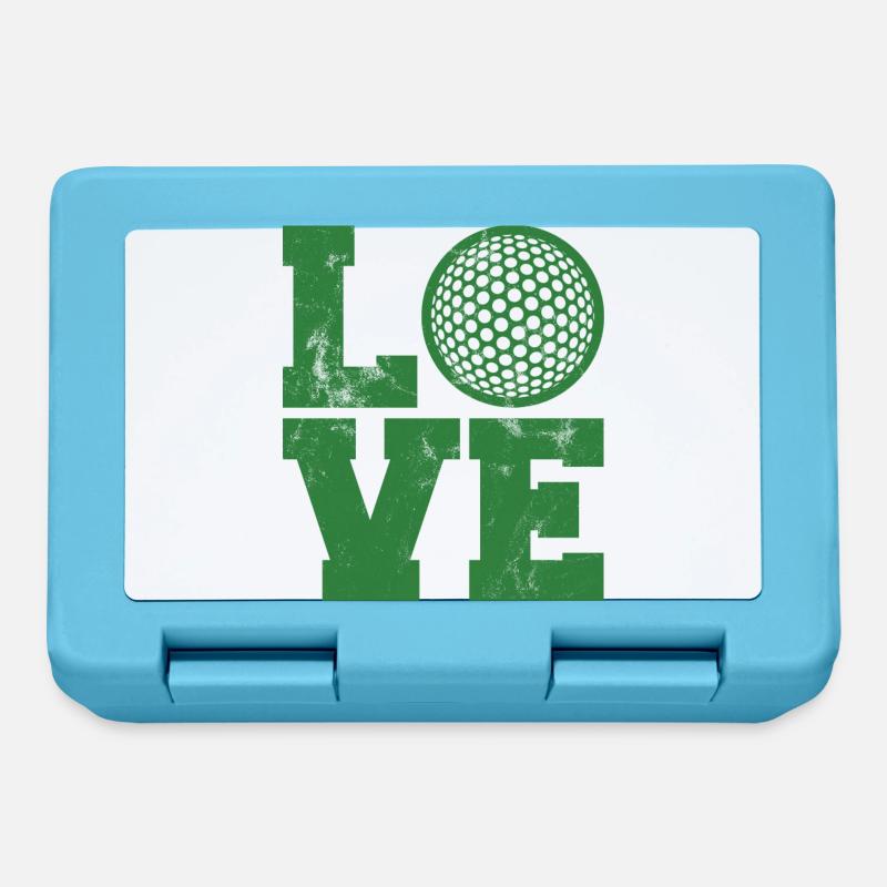 Golf Caddy Golf Course Putter Yardage Gift Tee - Lunchbox - sapphire blue