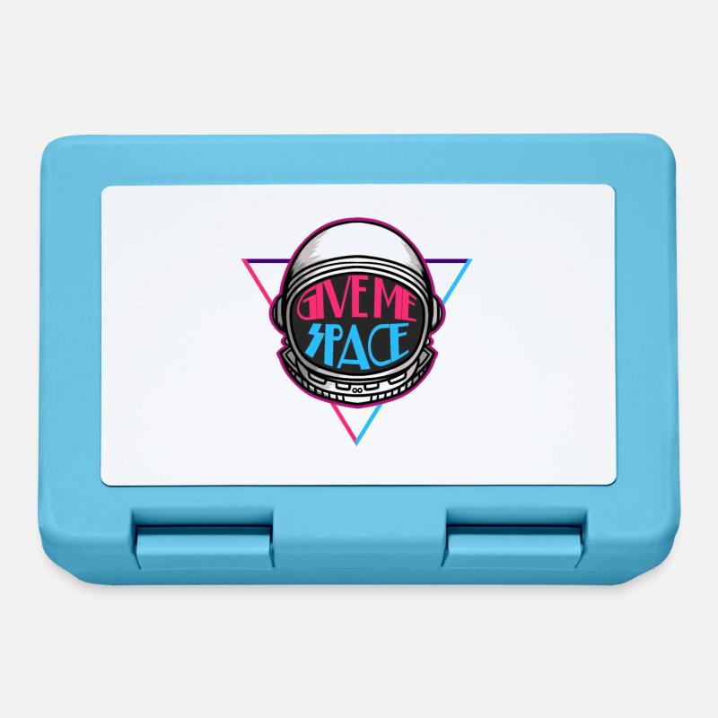 Space - space - space - space - saying - Lunchbox - sapphire blue