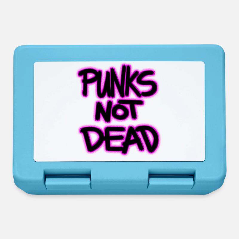 punks not dead - Brotdose - Saphirblau