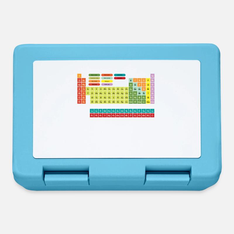 Chimiste Éléments Science Cool Fun Gift - Boîte à goûter - bleu saphir