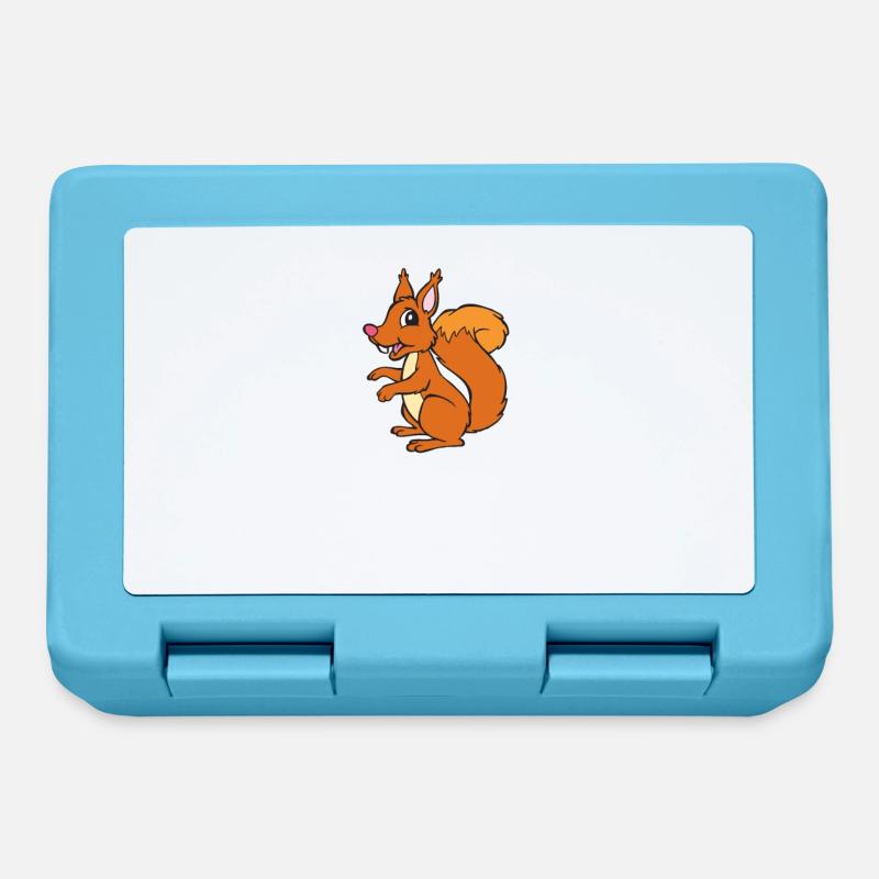 Squirrel - squirrel - Lunchbox - sapphire blue