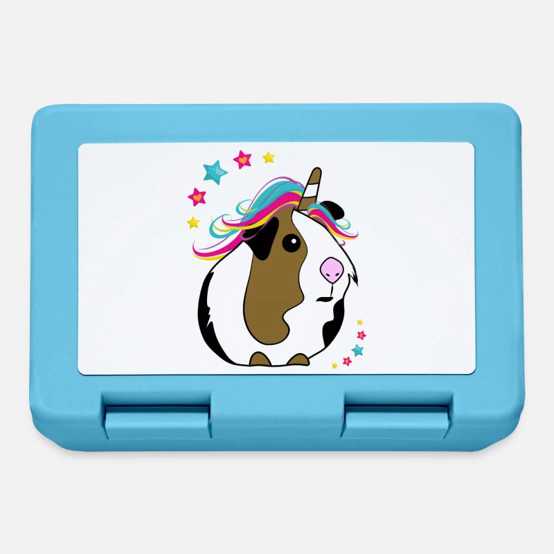 Cochon d'Inde Licorne - Boîte à goûter - bleu saphir