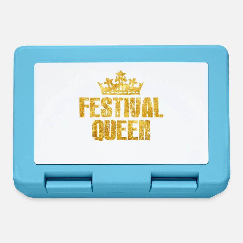 Festival Queen - Boîte à goûter - bleu saphir