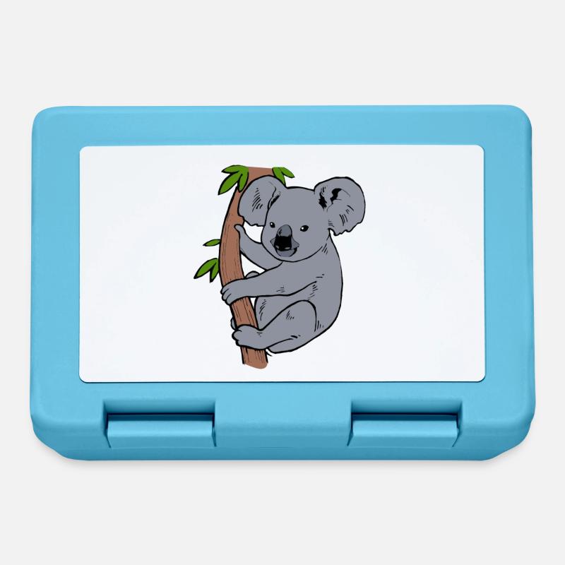 Koala - Boîte à goûter - bleu saphir