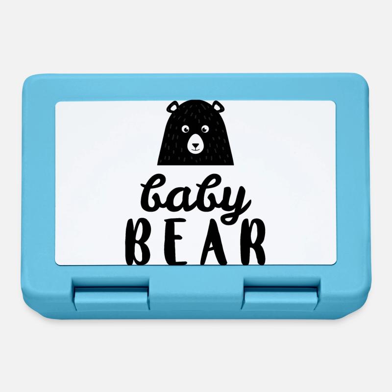 Baby Bear - Gift Idea - Lunchbox - sapphire blue