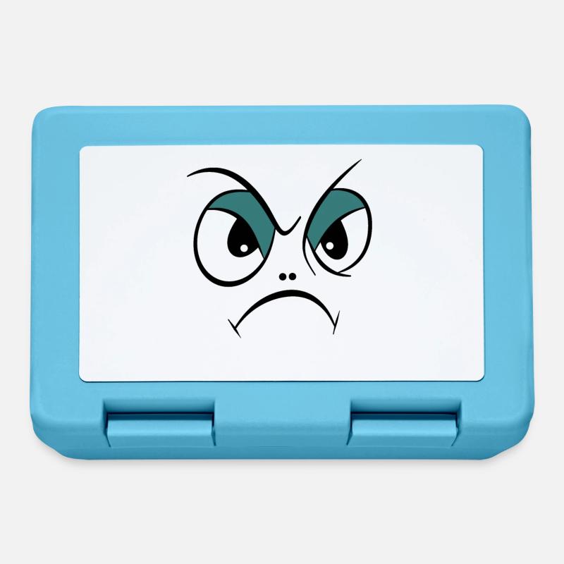 Evil look - Lunchbox - sapphire blue
