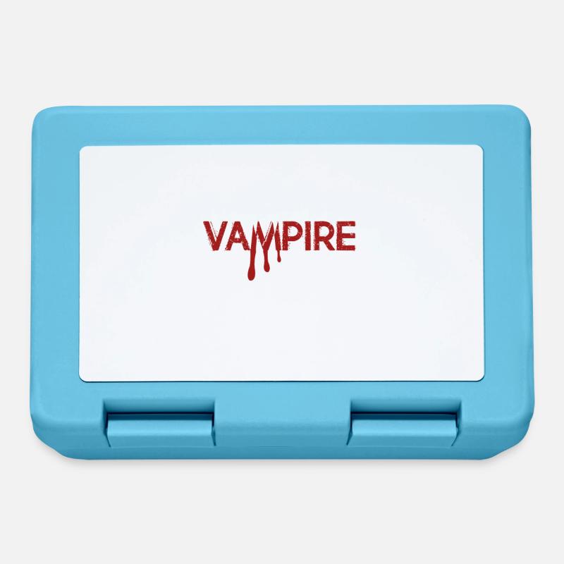 Petit vampire - Boîte à goûter - bleu saphir