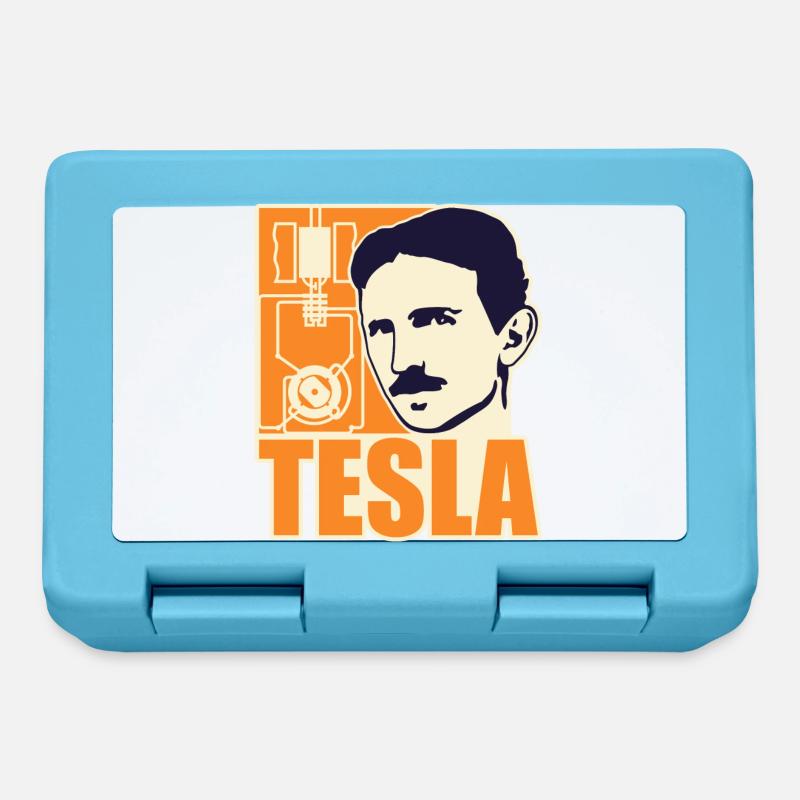 Forscher & Entwickler: Tesla - Boîte à goûter - bleu saphir