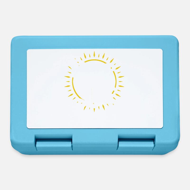 Rise up and shine - Lunchbox - sapphire blue