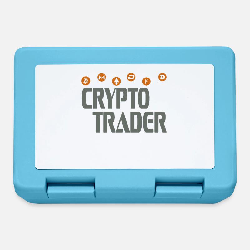 Crypto trader - Brotdose - Saphirblau