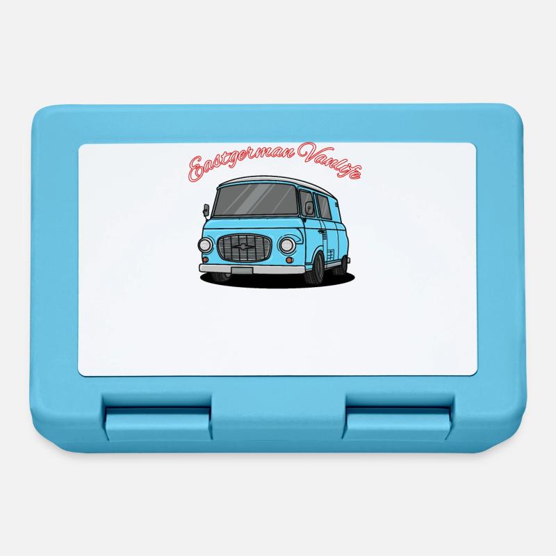 Eastgerman vanlife RDA - Boîte à goûter - bleu saphir