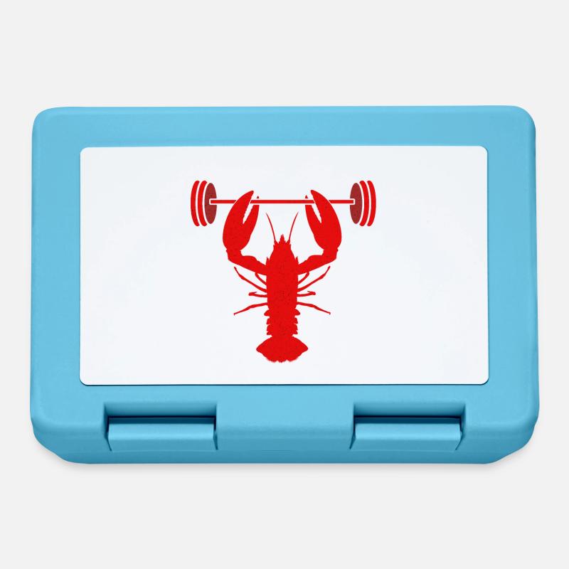 Homard - Boîte à goûter - bleu saphir