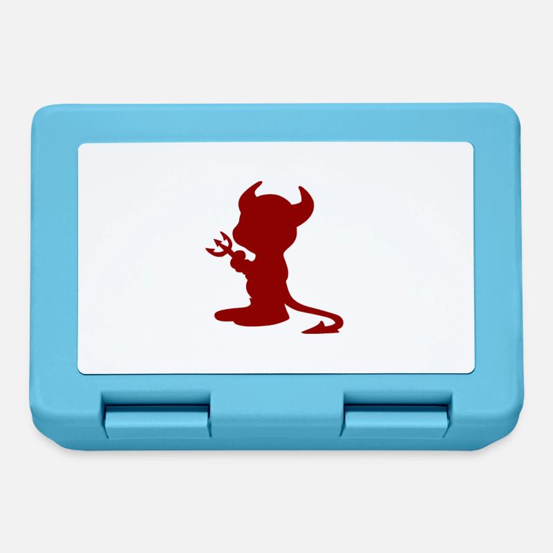 devil - Lunchbox - sapphire blue