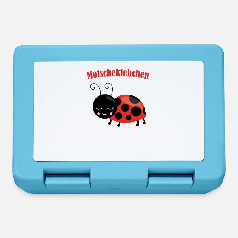 Modschegiebchen Motschekiebchen Geschenk 0811 - Brotdose - Saphirblau