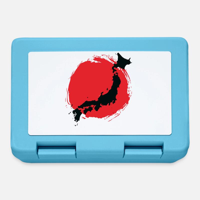 japon samouraï amant nippon - Boîte à goûter - bleu saphir